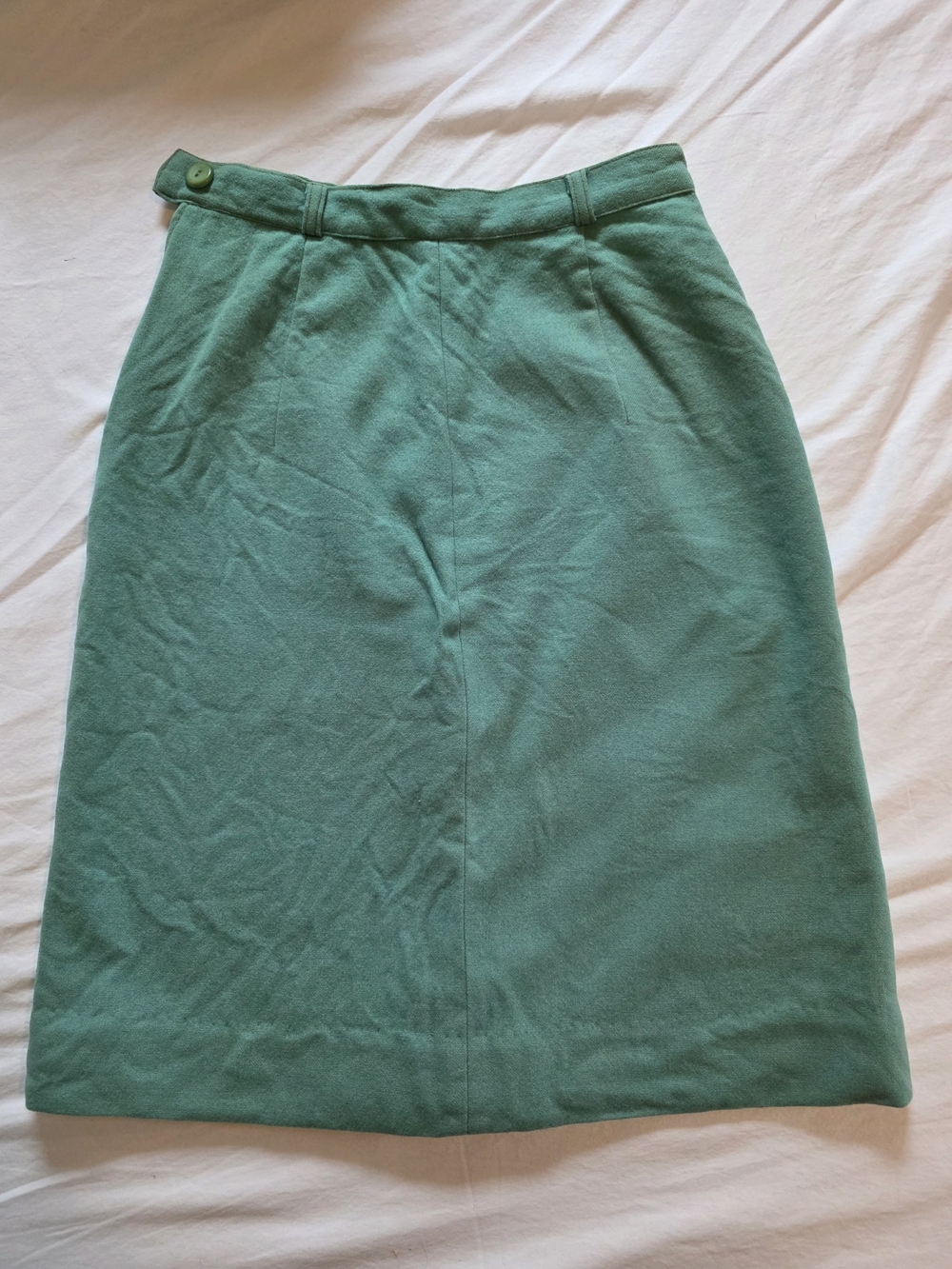 Vintage Classic Teal Pencil Skirt
